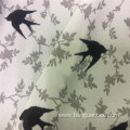 Swallow Pattern 75D Chiffon Georgette Polyester Textile